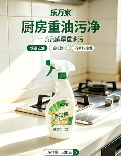 乐万家去油霸厨房重油污净 500g