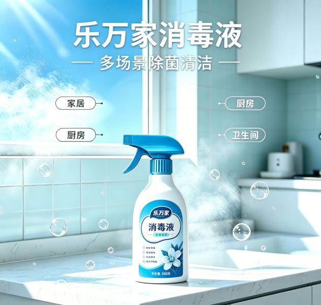 乐万家季铵盐消毒液 500ml